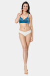 Amante Padded Non Wired Full Coverage T-Shirt Bra - Blue Saffire — thumbnail 5